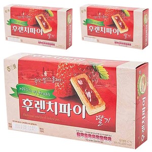 해태제과 후렌치파이 딸기, 192g, 3개