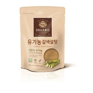 백설 유기농 갈색설탕, 400g, 1개