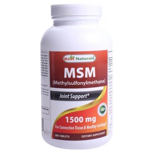 베스트네츄럴스 MSM 1500mg 타블렛
