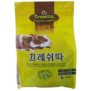끄레쉬따 기니피그 사료, 1.3kg, 1개
