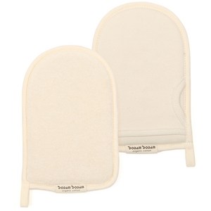 도담도담 오가닉 목욕 유아 손타올, 내츄럴, 2개