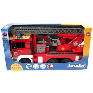 브루더 맨 소방차 작동완구, 혼합색상, 47 x 17.5 ..., 1개