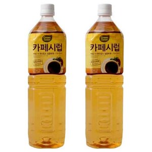 그린스위트 카페시럽, 1.5L, 2개