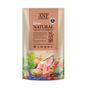 에이엔에프 유기농 6Free 스킨케어 고양이사료, 6kg, 1개