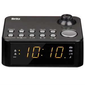 브리츠 알람시계 라디오 프로젝터 LED 스피커