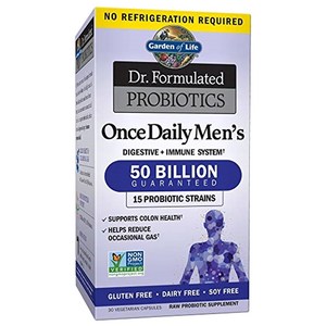 가든오브라이프 닥터 포뮬레이티드 프로바이오틱 유산균 원스 데일리 멘스 베지테리안 캡슐, 30정, 1개