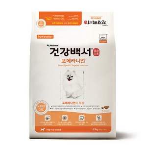 건강백서 강아지 기능성 사료, 연어, 3.9kg, 1개