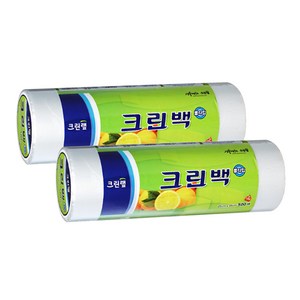 크린랲 크린 롤 백 25 x 35cm, 중(M), 500개, 2개