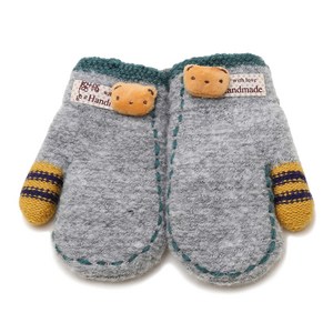 무슈 아동용 애니멀 스티치 장갑