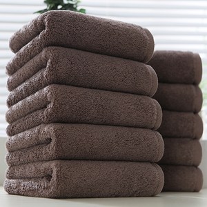 코튼클라우드 호텔수건 200g 40수 코마사, 브라운, 10개