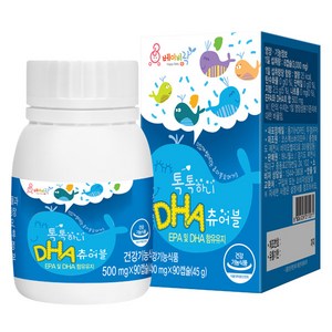 베이비락 톡톡하니 DHA 츄어블, 45g, 1개