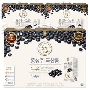 이롬 황성주 검은콩 두유, 190ml, 72개