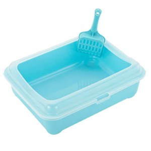 쩐이 CF-S03 평판형 고양이 화장실+모래삽, 민트, 1개