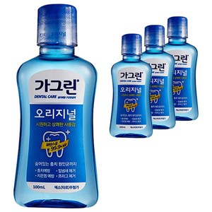 가그린 오리지널 구강청결제, 4개, 100ml