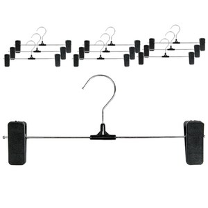 리에노 자국방지 바지걸이, 블랙, 10개