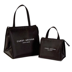 퍼니메이드 국내제작 보냉가방 포켓백 + 마켓백 세트, 블랙, 포켓백(25 x 2..., 1개