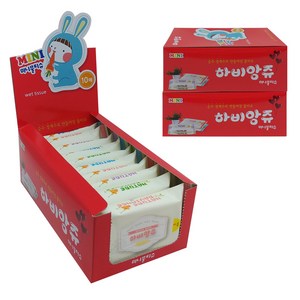 하비앙쥬 미니 물티슈, 10매입, 30개