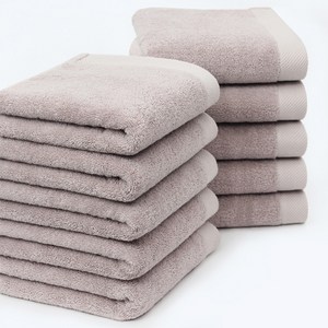 코튼타올 프리미엄 무지타올 170g 30수 연사, 라이트브라운, 10개