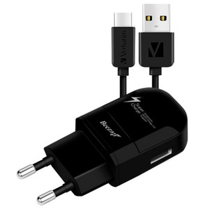 비잽 퀄컴 퀵차지 3.0 고속충전기 + 버바팀 C타입 고속 충전케이블 1.2m 세트