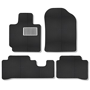 더존 벌집 카매트 일반형 + 레이싱 발판패드, 기아 올뉴 모닝 (2011년 1월 ~ 2016년 12월) (일반페달), 블랙