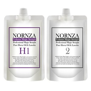 노른자 볼륨매직 스트레이트 파마약 H1 일반모 1제 200g + 2제 200g 세트, 200g, 1개