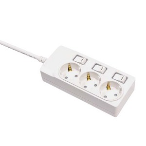 써보니 개별 스위치형 3구 멀티탭, 3m, 1개