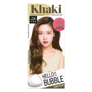미쟝센 헬로버블 염색제, 7K 애쉬 카키브라운, 1개