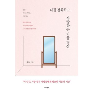 나를 정화하고 사랑하는 거울명상:삶을 다시 시작하는 거울명상, 미다스북스, 김미진