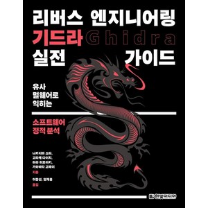 [한빛미디어]리버스 엔지니어링 기드라 실전 가이드 (유사 멀웨어로 먹히는 소프트웨어 정적 분석, 한빛미디어