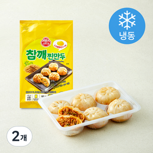 오뚜기 참깨 찐만두 (냉동), 180g, 2개