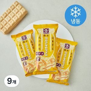 모리나가 밀크카라멜 모나카 아이스크림 (냉동), 97g, 1개입, 9개