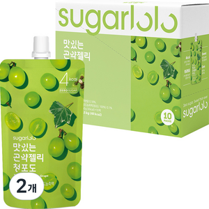 인테이크 슈가로로 맛있는 곤약젤리 청포도, 150ml, 20개