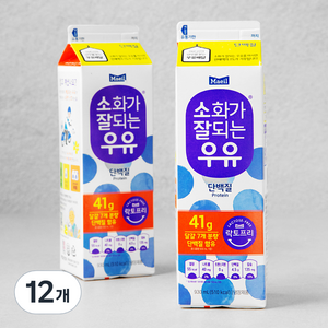 매일유업 소화가 잘되는 우유 단백질, 930ml, 12개