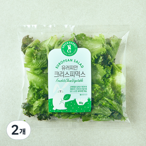 그린래빗 유러피안 크리스피믹스 샐러드, 80g, 2개