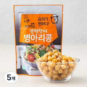 엉클탁 간편한끼 병아리콩, 70g, 5개