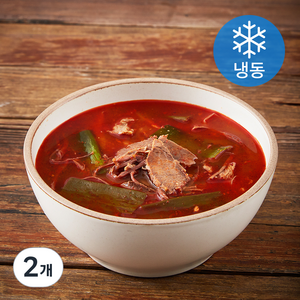 고민하는사람들 진심 한우육개장 (냉동), 800g, 2개