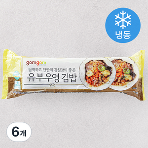 곰곰 유부우엉 김밥 (냉동), 230g, 6개