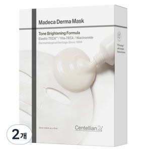 센텔리안24 마데카 더마 마스크 톤브라이트닝 포뮬러, 10개입, 2개