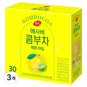 동서 애사비 콤부차 레몬라임, 5g, 30개입, 3개