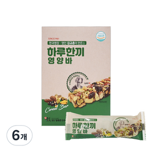 김규흔한과 명장이 만든 하루한끼 영양바 5p, 125g, 6개