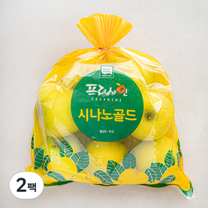 프레샤인 GAP 인증 시나노골드 사과, 1.5kg(소과, 7~9입), 2팩