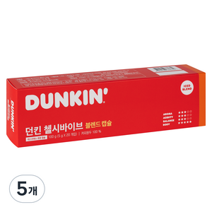 던킨도너츠 첼시바이브 블렌드 캡슐커피