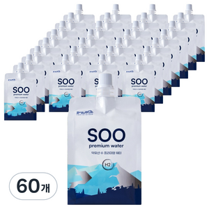 수수소수 덕유산 수 프리미엄 워터, 300ml, 60개