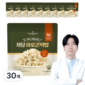 뉴프라이스 마더그레인 저당 파로곤약밥, 110g, 30개