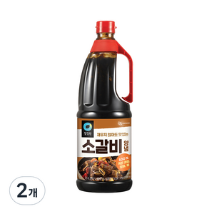 청정원 소갈비 양념, 2kg, 2개