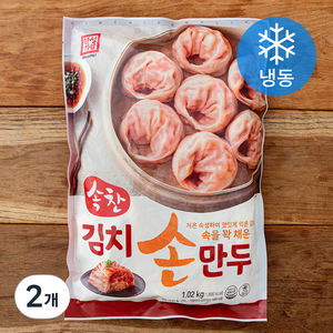 한성기업 속찬 김치 손만두 (냉동), 1.02kg, 2개
