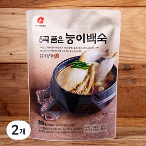 마니커에프앤지 5곡품은 능이백숙, 900g, 2개