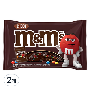 엠앤엠즈 밀크 펀사이즈 초콜릿, 500g, 2개
