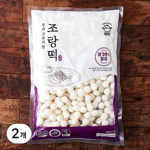 쿡탁 조랑떡, 1kg, 2개