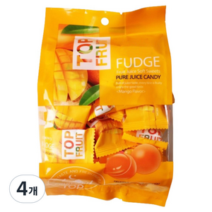탑후르츠 퍼지망고향 젤리, 320g, 4개